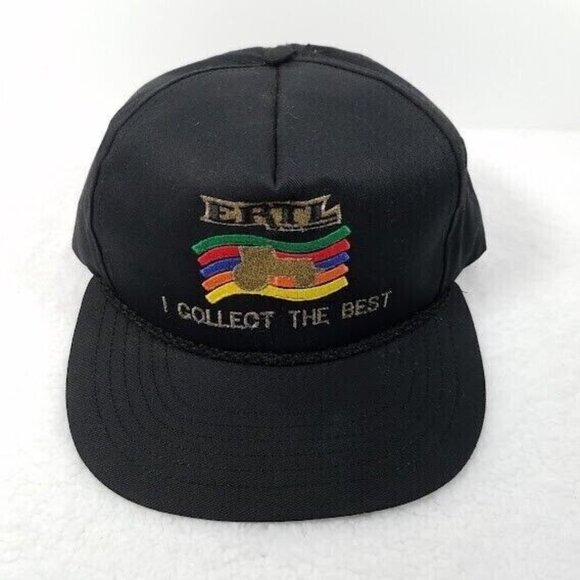 ERTL Hat Black Snapback Embroidered Rope Band Vintage Diecast Collector Club Cap - Picture 1 of 10
